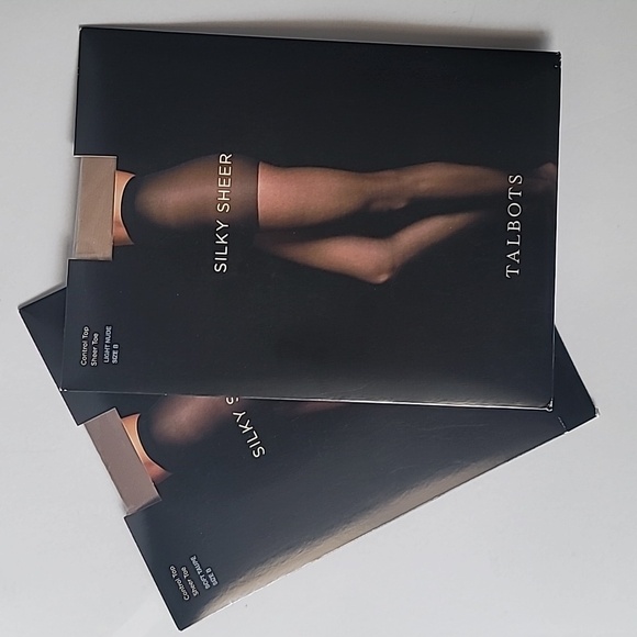 NWT Bundle of 2 pairs, Talbots Silky Sheer Pantyhose, Size B - Picture 7 of 8